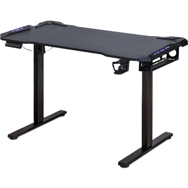 Фото - Стол с электрорегулировкой высоты Mealux PowerDesk Carbon RGB (EVO-201 Carbon / B)